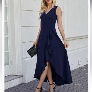 Navy Blue Maxi Dress